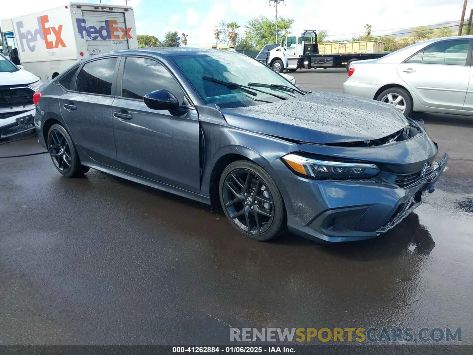 1 Photograph of a damaged car 2HGFE2F57PH546361 HONDA CIVIC 2023