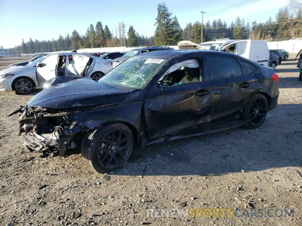 1 Photograph of a damaged car 2HGFE2F57PH556372 HONDA CIVIC 2023