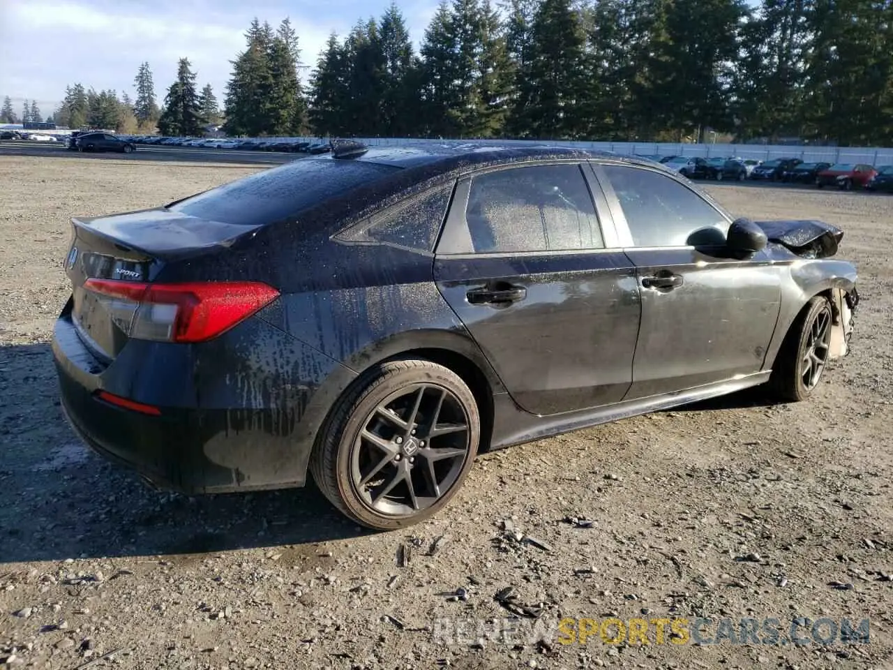 3 Photograph of a damaged car 2HGFE2F57PH556372 HONDA CIVIC 2023