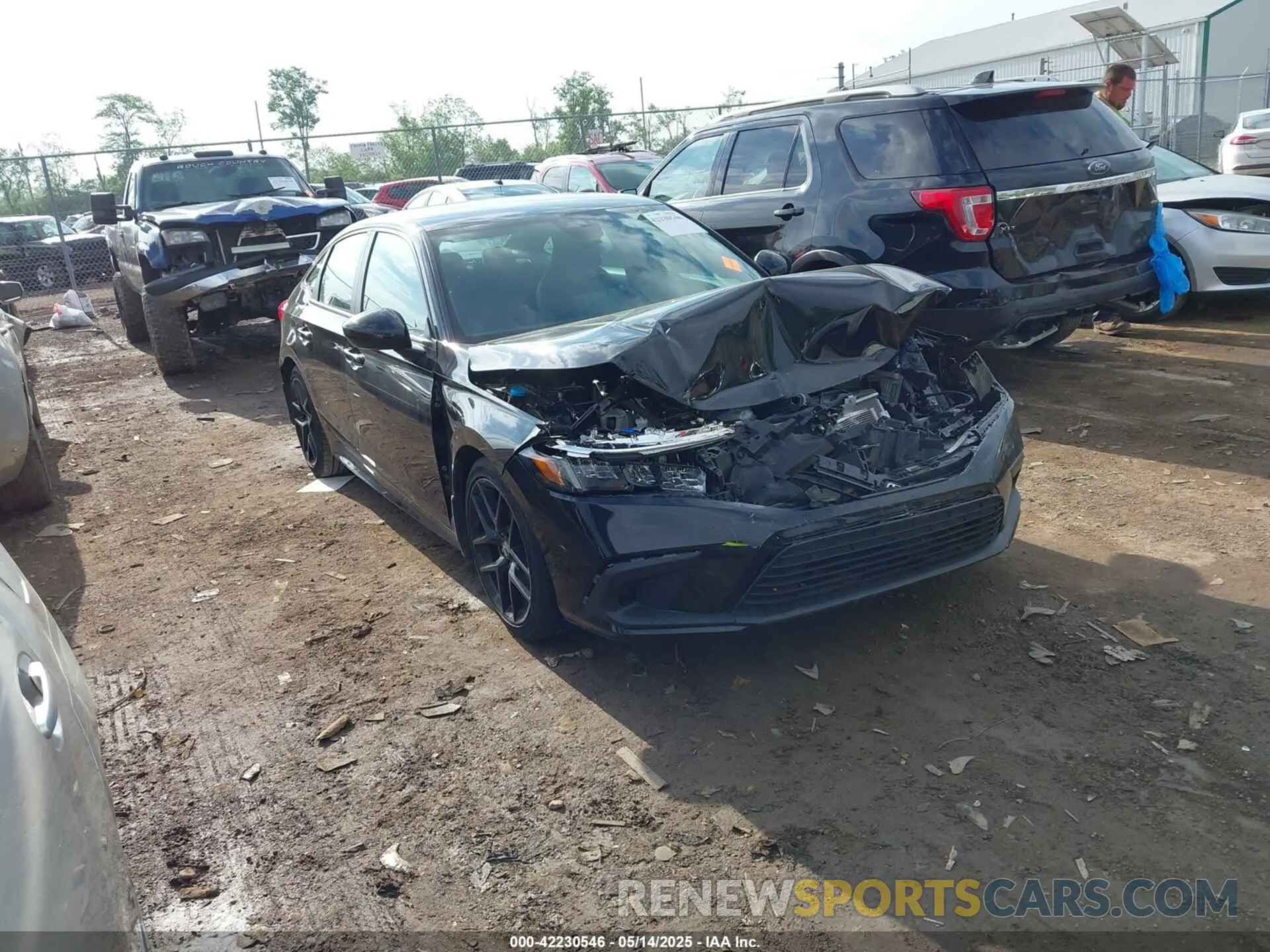 1 Photograph of a damaged car 2HGFE2F58PH508945 HONDA CIVIC 2023