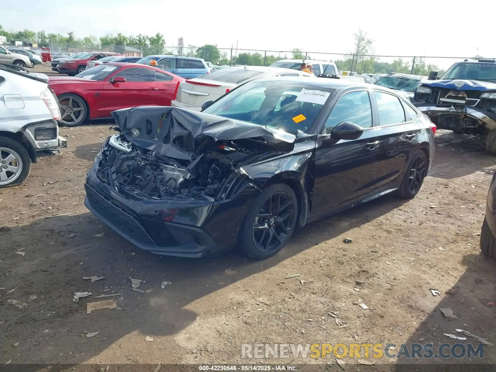 2 Photograph of a damaged car 2HGFE2F58PH508945 HONDA CIVIC 2023