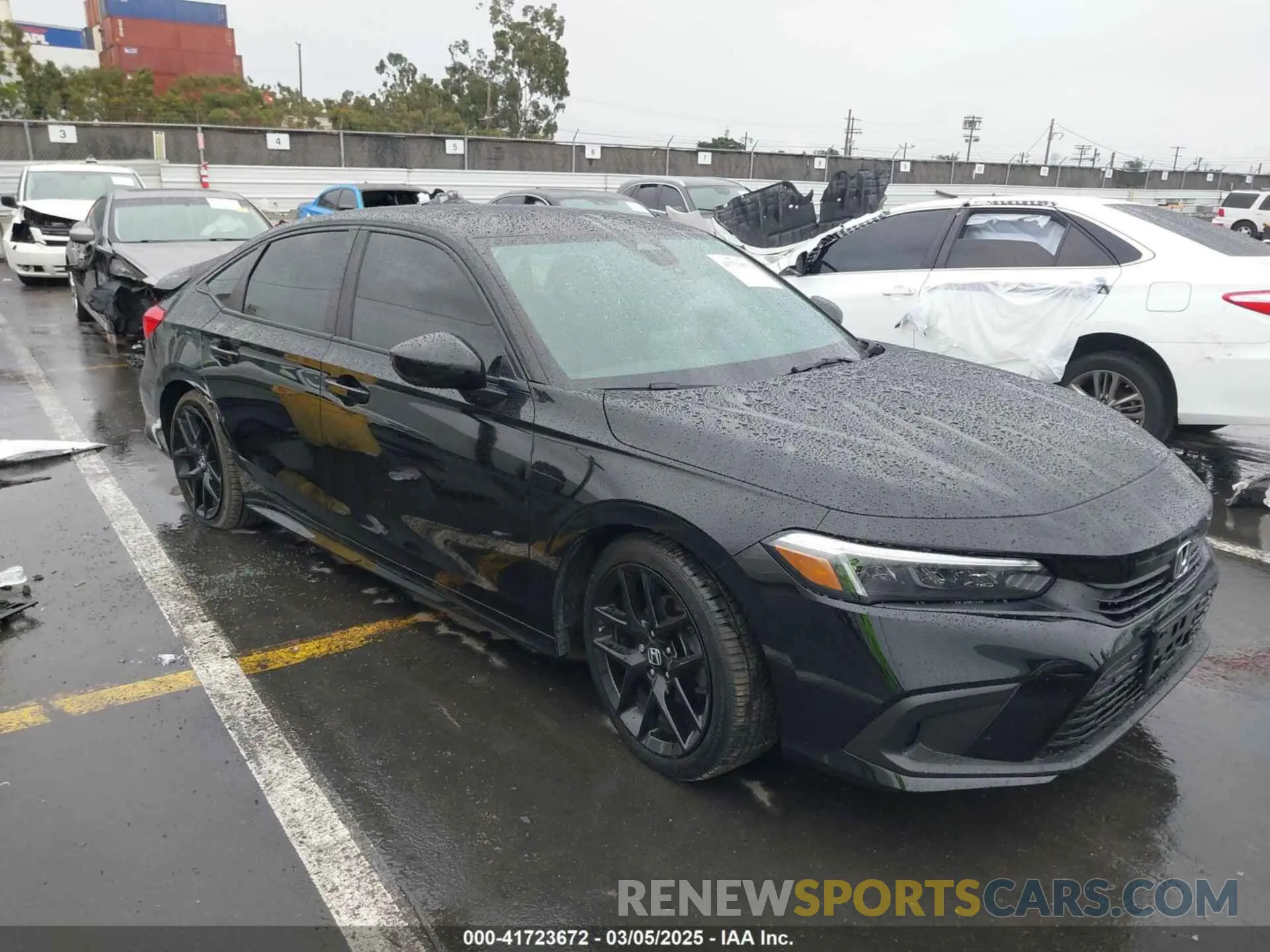 1 Photograph of a damaged car 2HGFE2F58PH513627 HONDA CIVIC 2023