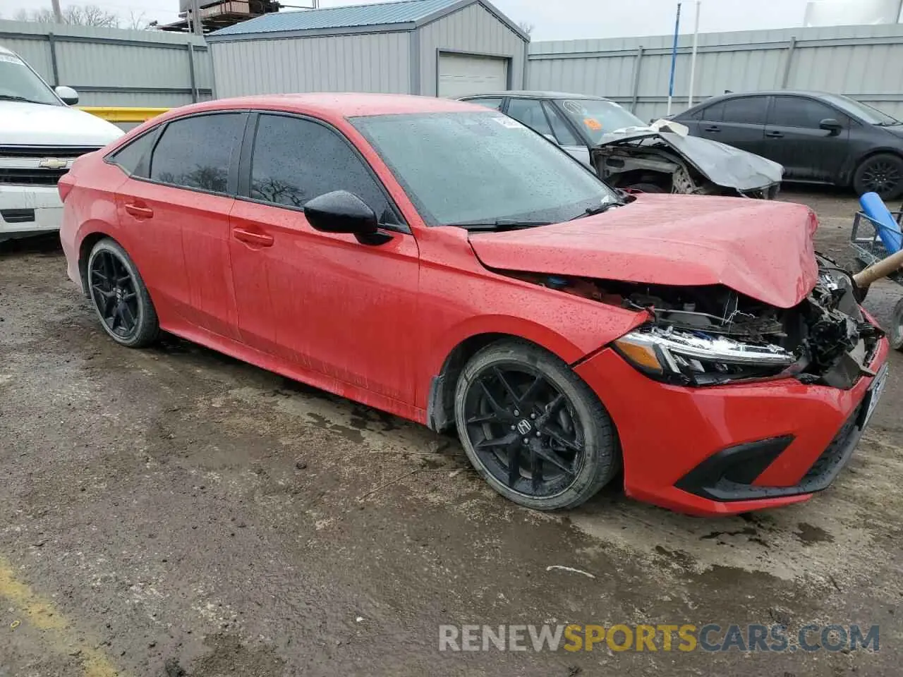 4 Photograph of a damaged car 2HGFE2F58PH524837 HONDA CIVIC 2023