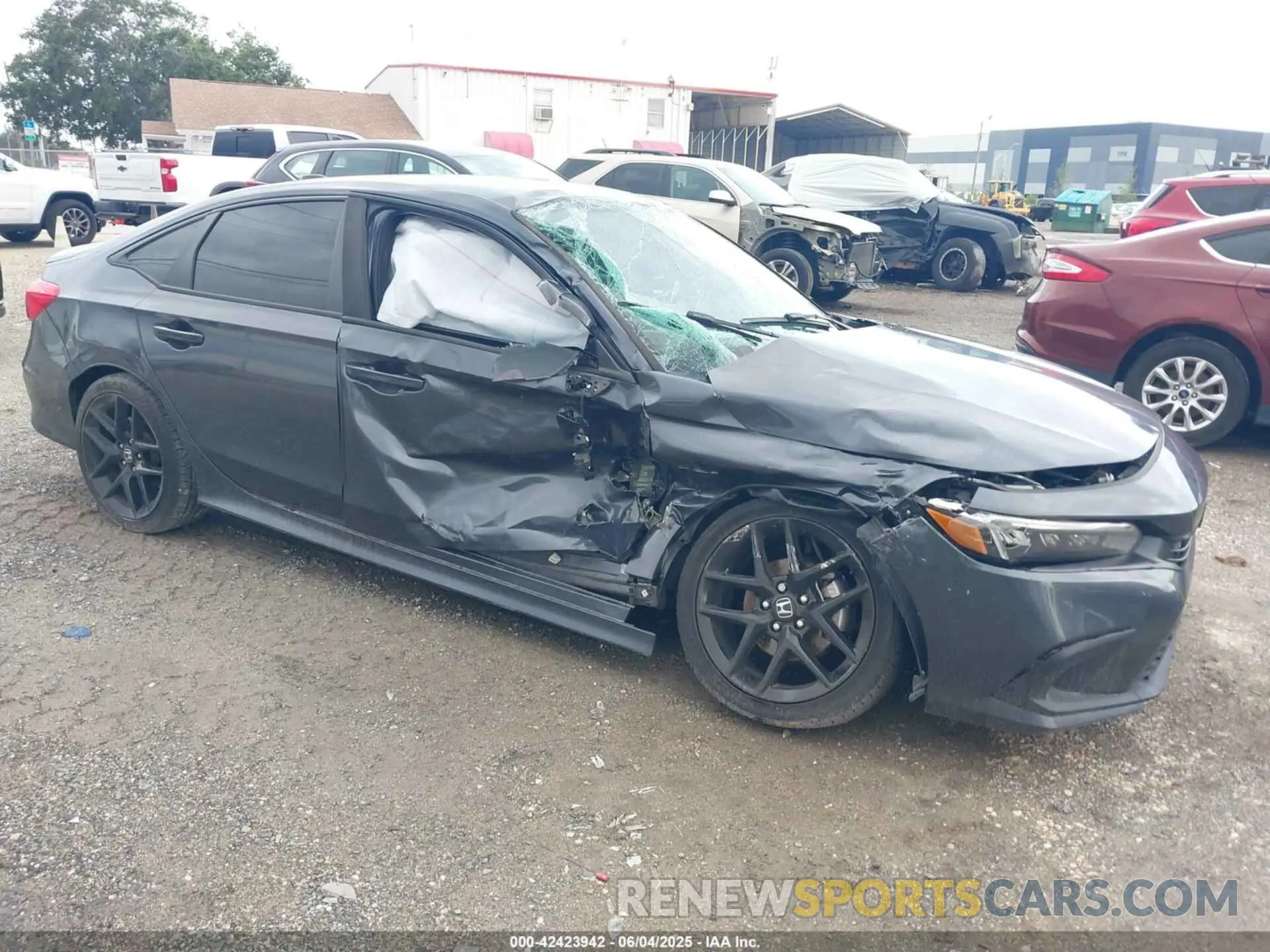 1 Photograph of a damaged car 2HGFE2F58PH536244 HONDA CIVIC 2023