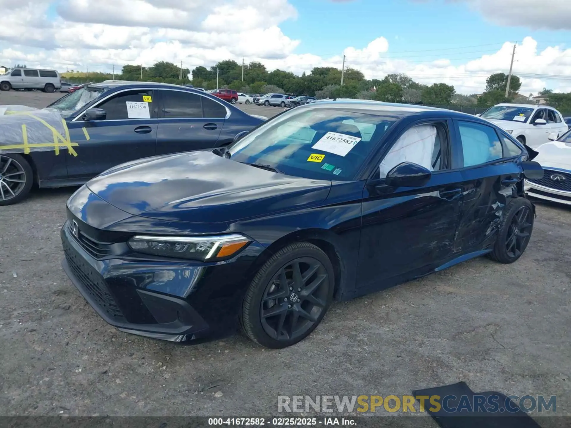 2 Photograph of a damaged car 2HGFE2F58PH544859 HONDA CIVIC 2023