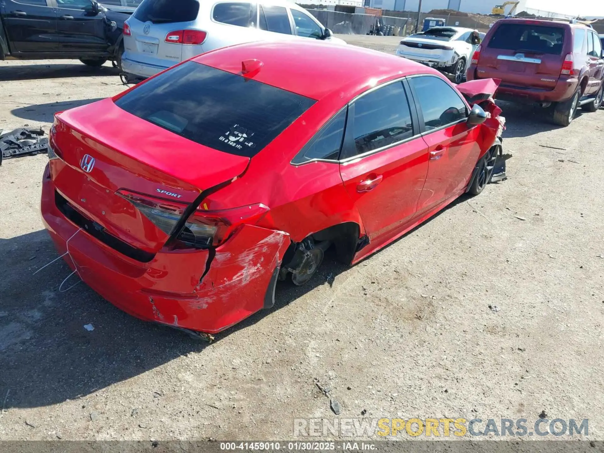 4 Photograph of a damaged car 2HGFE2F58PH546126 HONDA CIVIC 2023