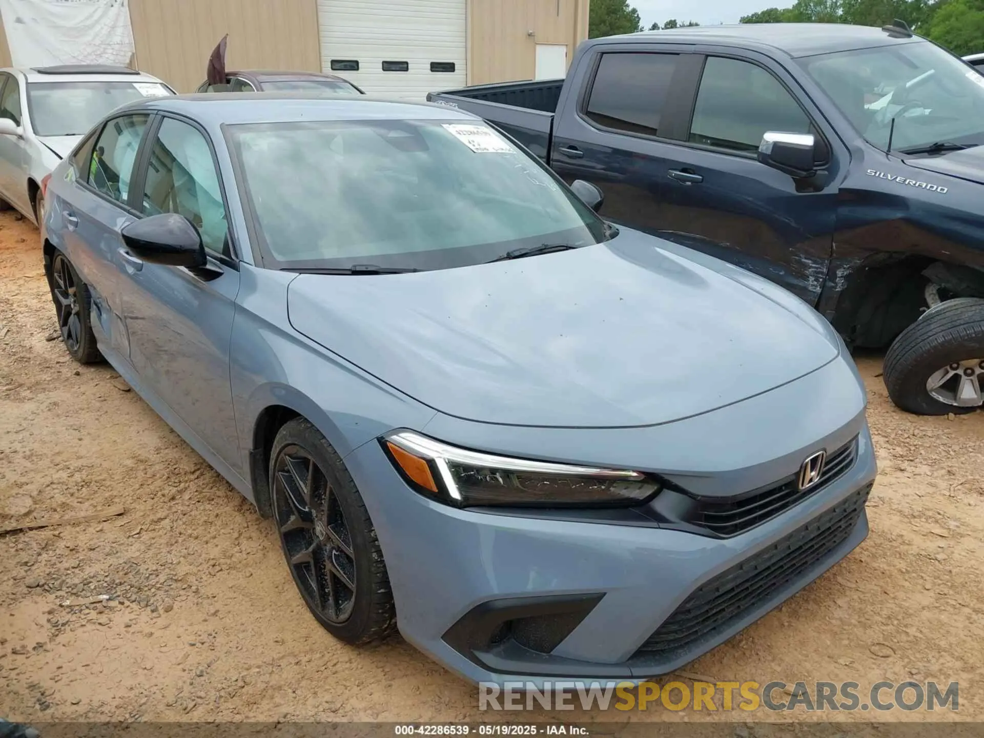 1 Photograph of a damaged car 2HGFE2F58PH555912 HONDA CIVIC 2023