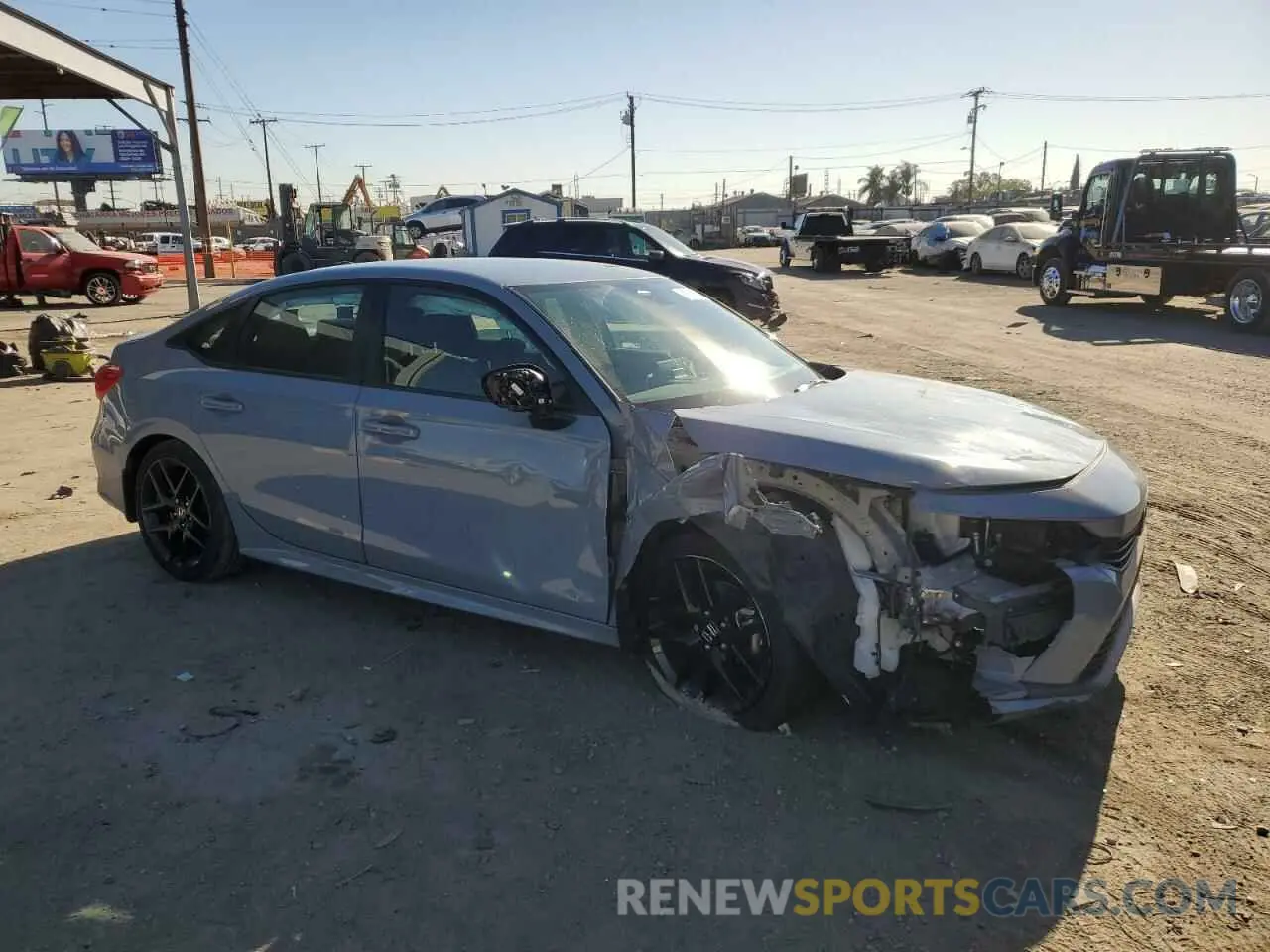 4 Photograph of a damaged car 2HGFE2F58PH556770 HONDA CIVIC 2023