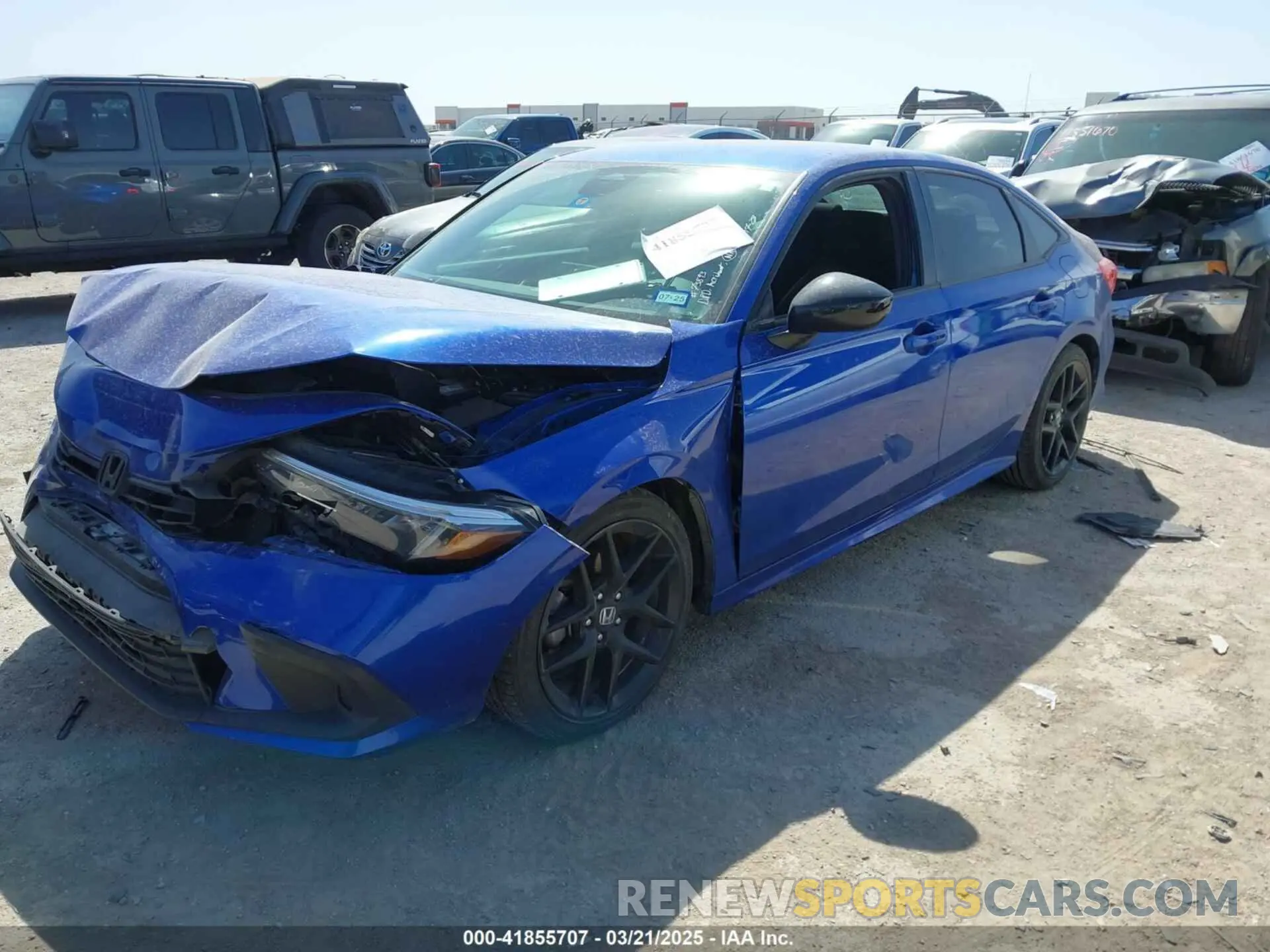 2 Photograph of a damaged car 2HGFE2F58PH565193 HONDA CIVIC 2023