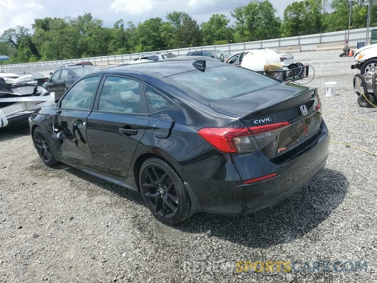2 Photograph of a damaged car 2HGFE2F59PH516861 HONDA CIVIC 2023