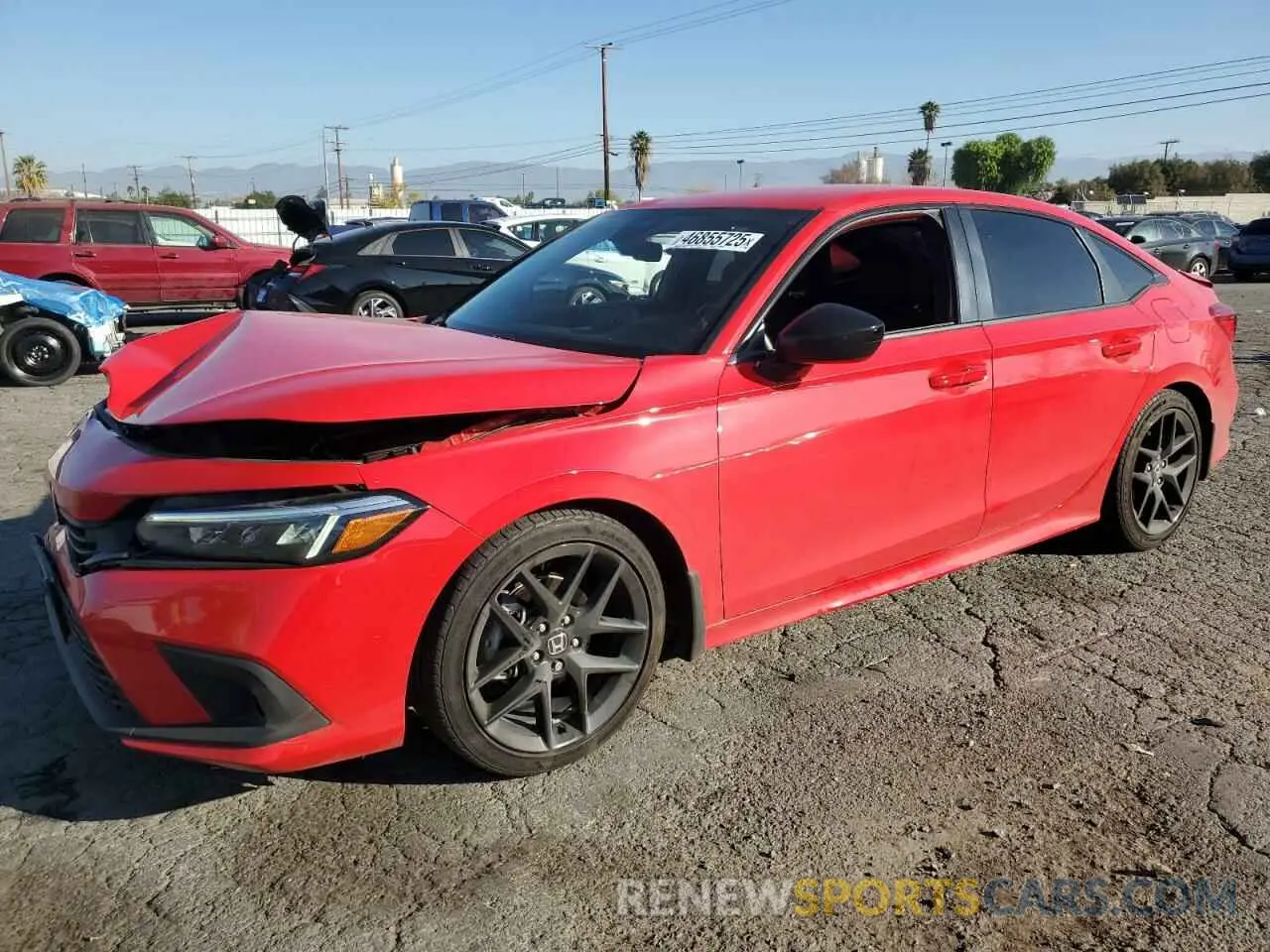1 Photograph of a damaged car 2HGFE2F59PH549844 HONDA CIVIC 2023