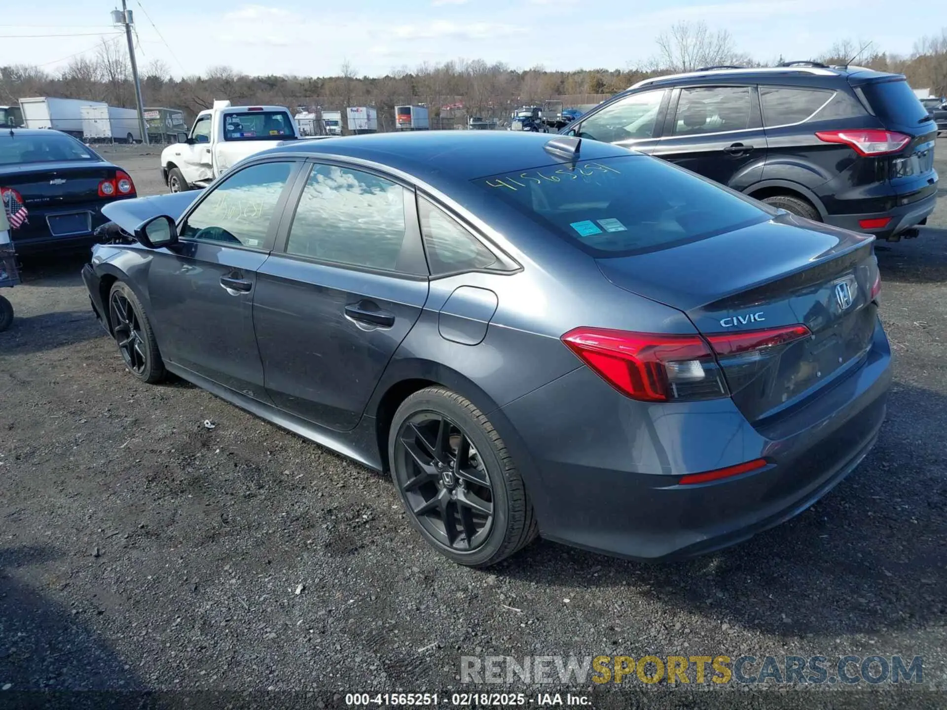 3 Photograph of a damaged car 2HGFE2F59PH558527 HONDA CIVIC 2023