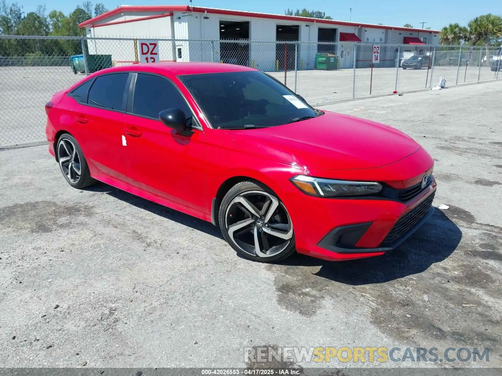 1 Photograph of a damaged car 2HGFE2F5XPH507442 HONDA CIVIC 2023