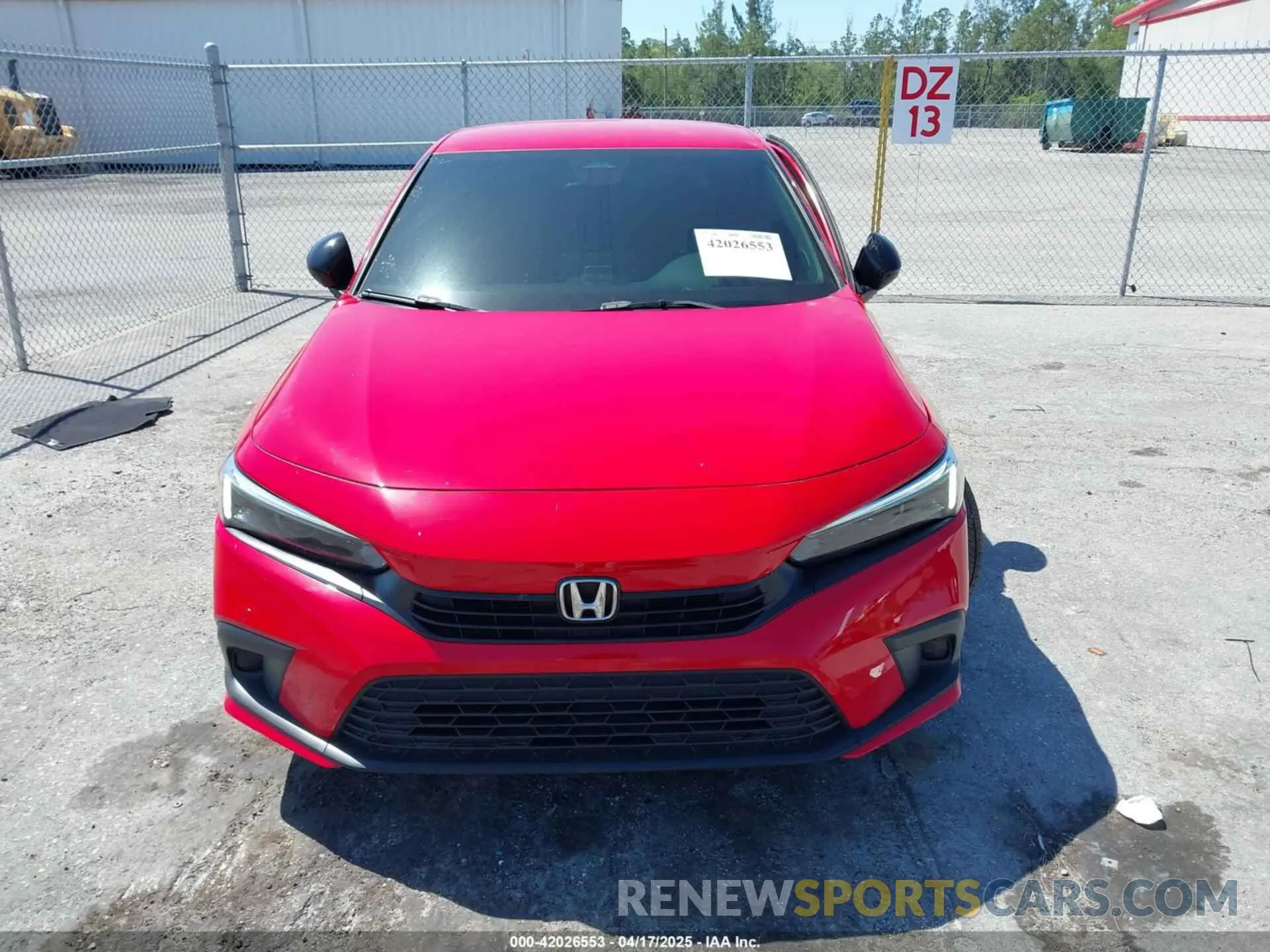12 Photograph of a damaged car 2HGFE2F5XPH507442 HONDA CIVIC 2023