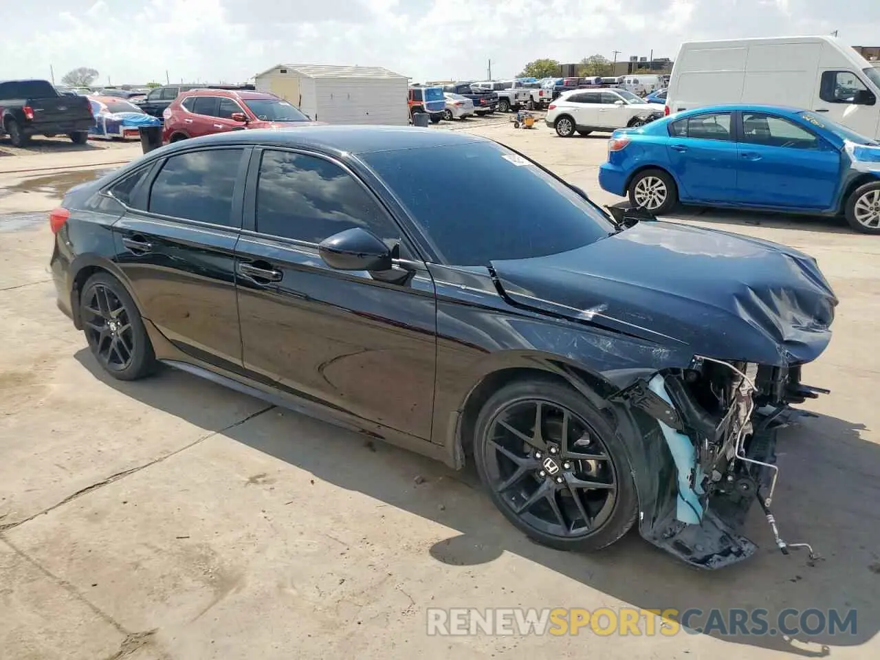 4 Photograph of a damaged car 2HGFE2F5XPH509496 HONDA CIVIC 2023