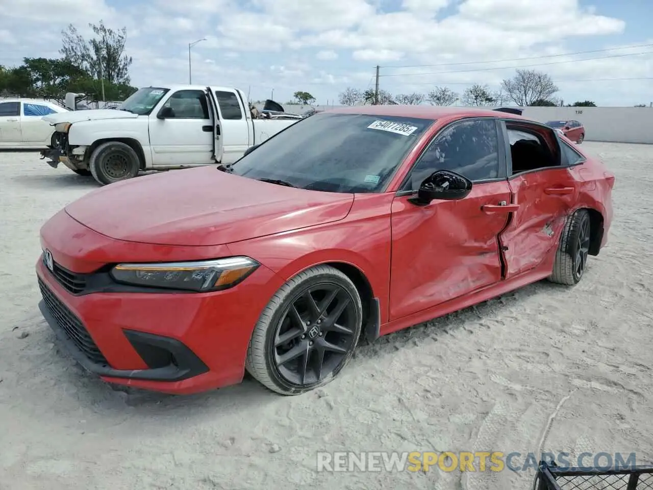 1 Photograph of a damaged car 2HGFE2F5XPH512012 HONDA CIVIC 2023
