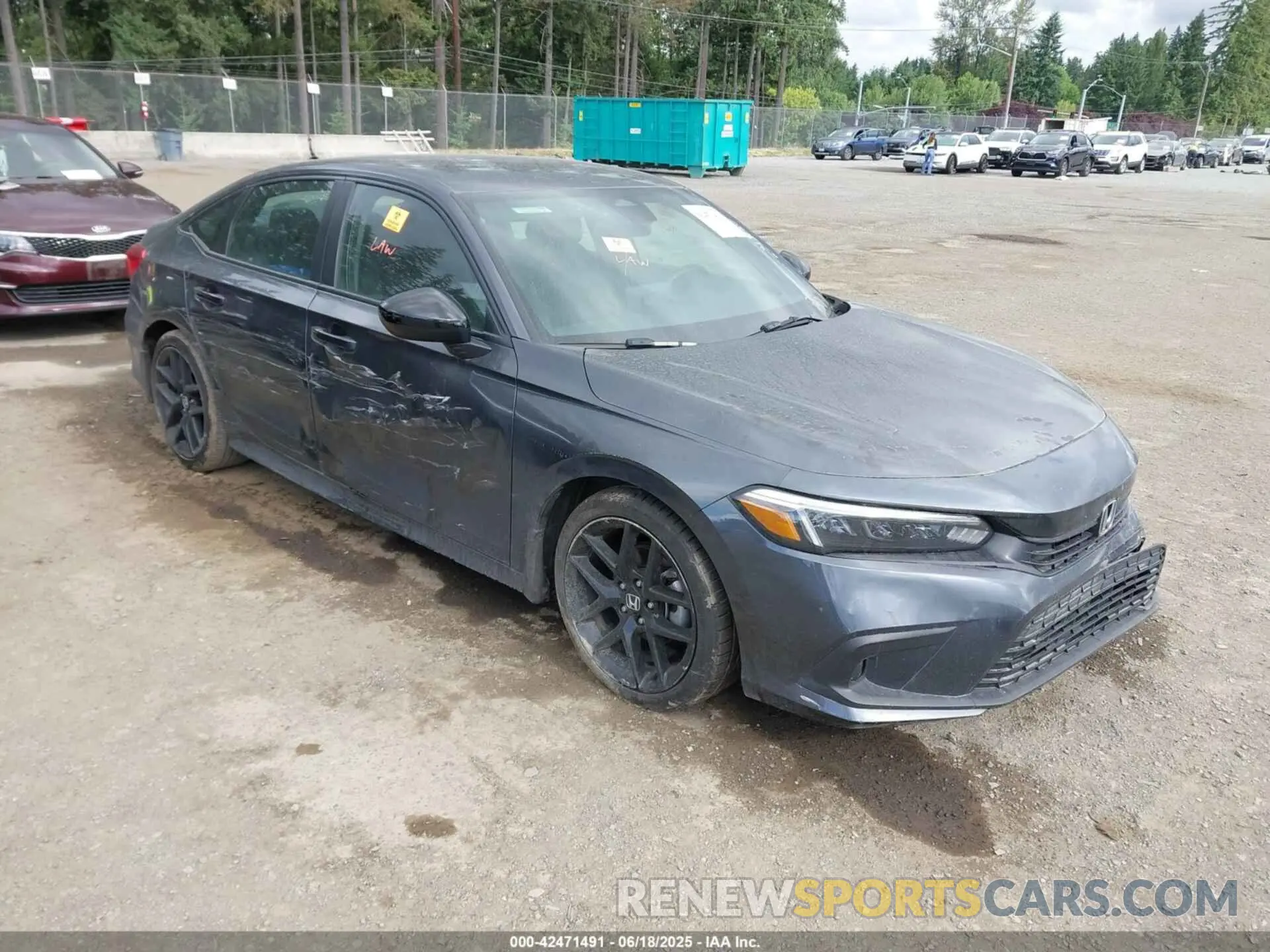 1 Photograph of a damaged car 2HGFE2F5XPH515413 HONDA CIVIC 2023