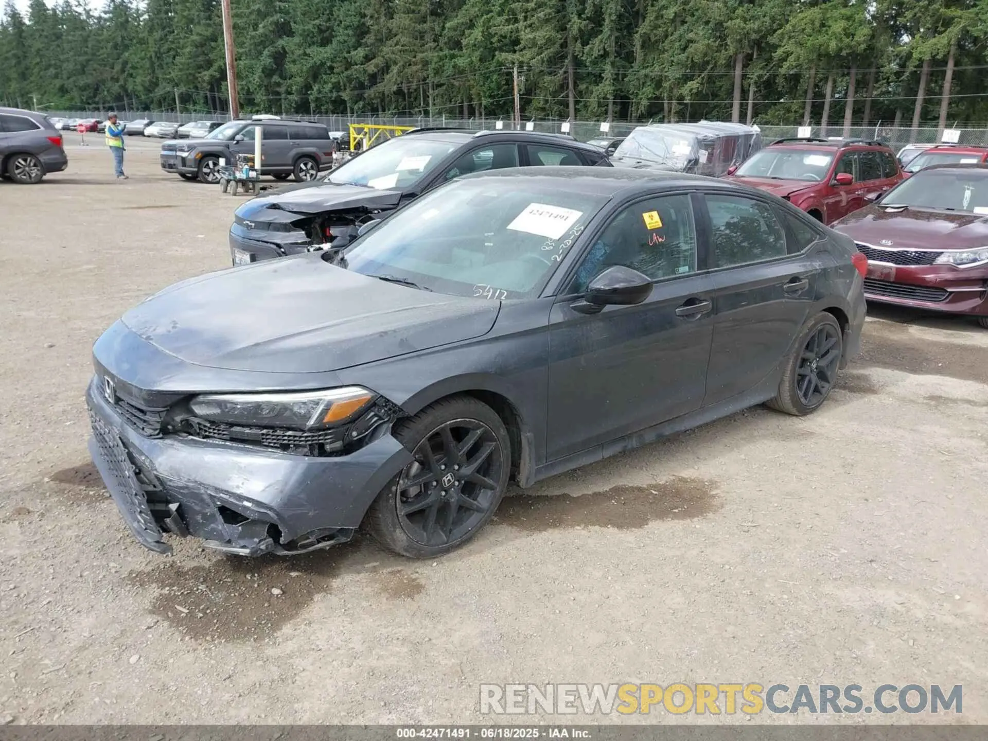 2 Photograph of a damaged car 2HGFE2F5XPH515413 HONDA CIVIC 2023