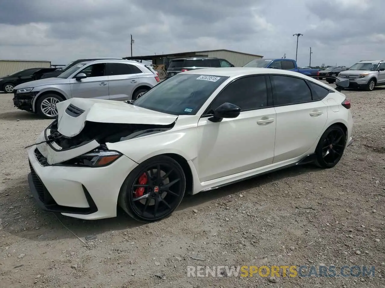 1 Photograph of a damaged car JHMFL5G46PX000608 HONDA CIVIC 2023