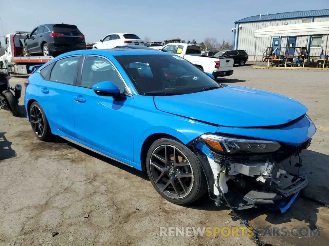 4 Photograph of a damaged car 19XFL1G83RE004700 HONDA CIVIC 2024
