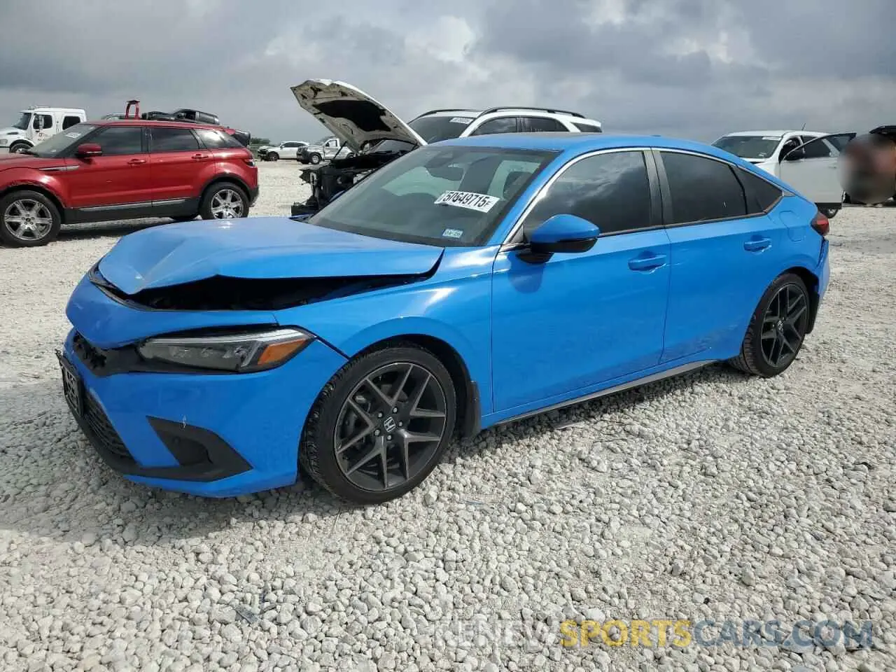 1 Photograph of a damaged car 19XFL1G83RE019729 HONDA CIVIC 2024