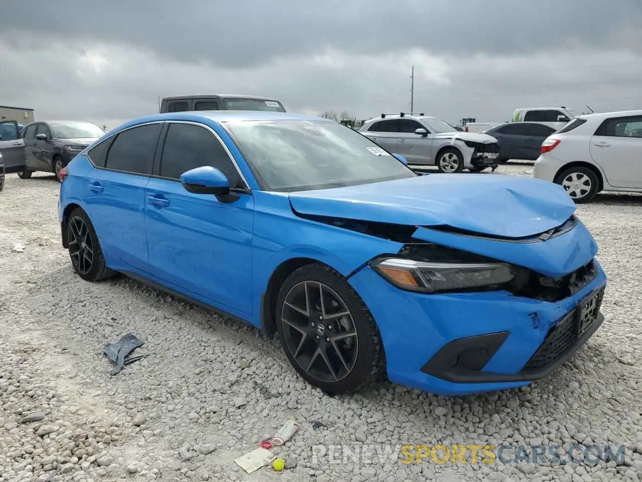 4 Photograph of a damaged car 19XFL1G83RE019729 HONDA CIVIC 2024