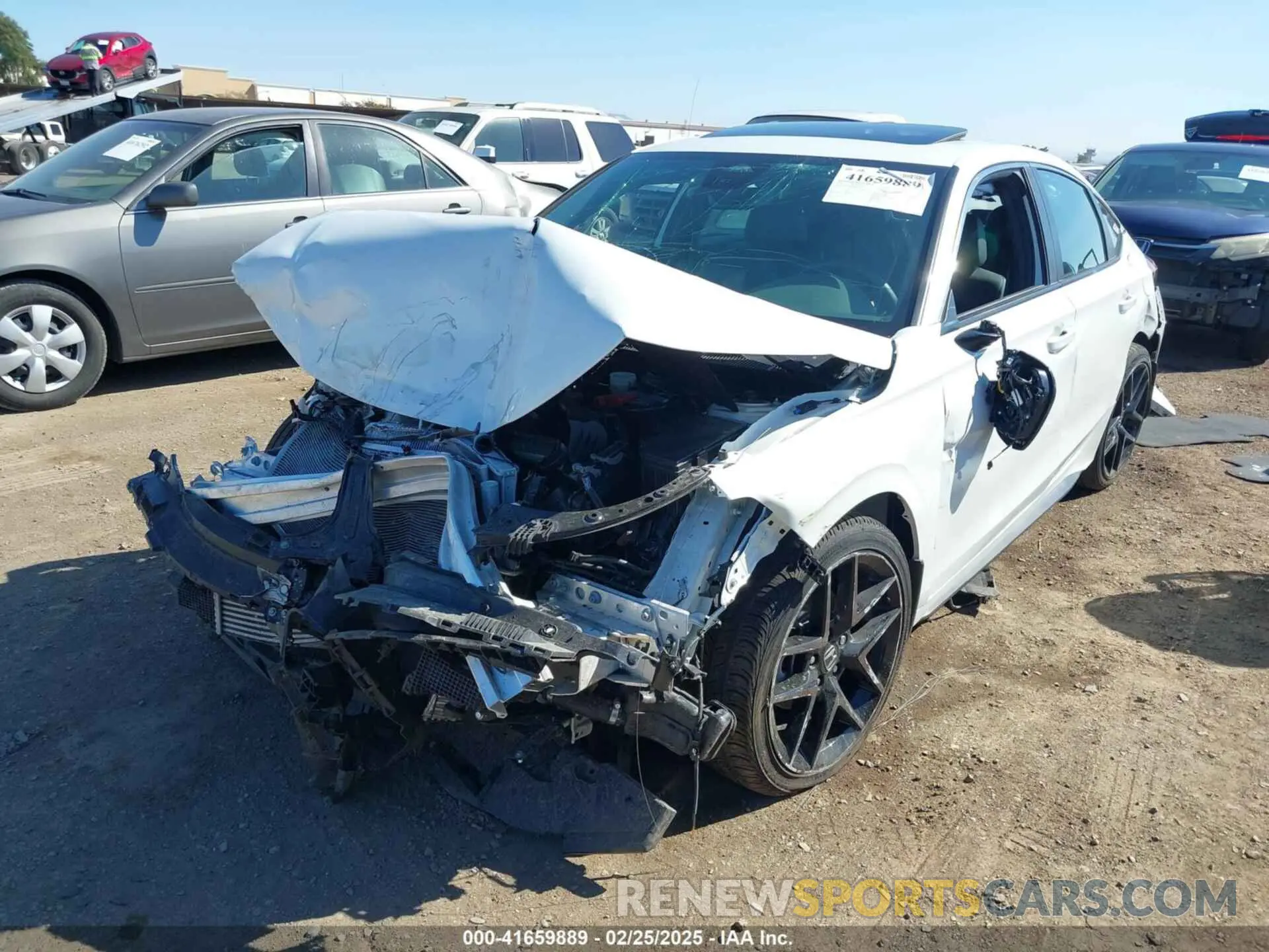 2 Photograph of a damaged car 19XFL1G84RE029704 HONDA CIVIC 2024