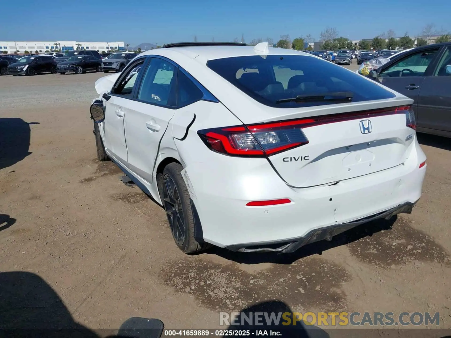 3 Photograph of a damaged car 19XFL1G84RE029704 HONDA CIVIC 2024