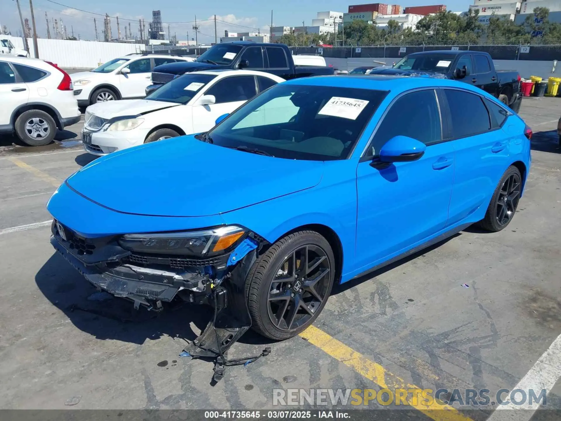 2 Photograph of a damaged car 19XFL1G85RE026665 HONDA CIVIC 2024