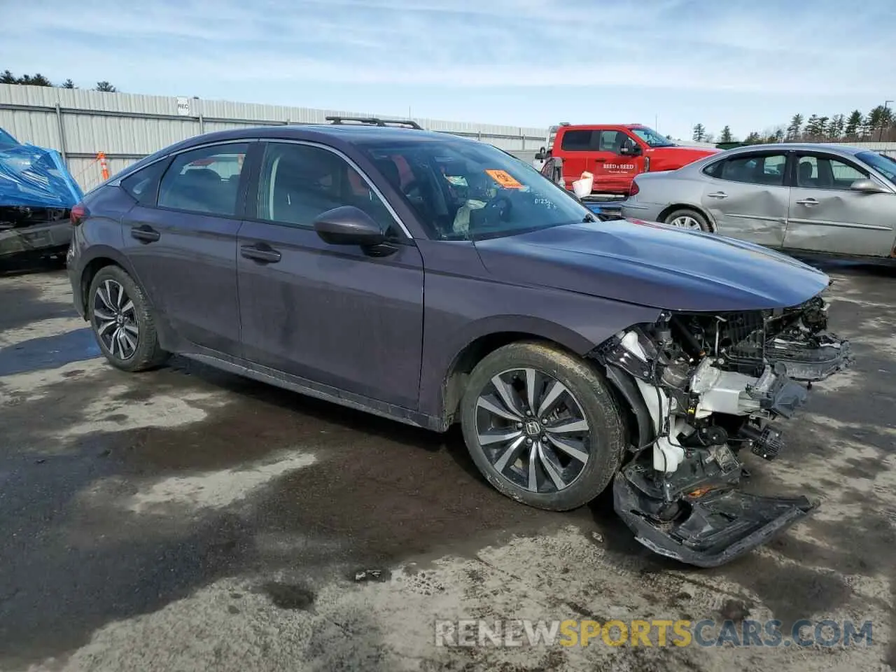 4 Photograph of a damaged car 19XFL1H71RE019847 HONDA CIVIC 2024