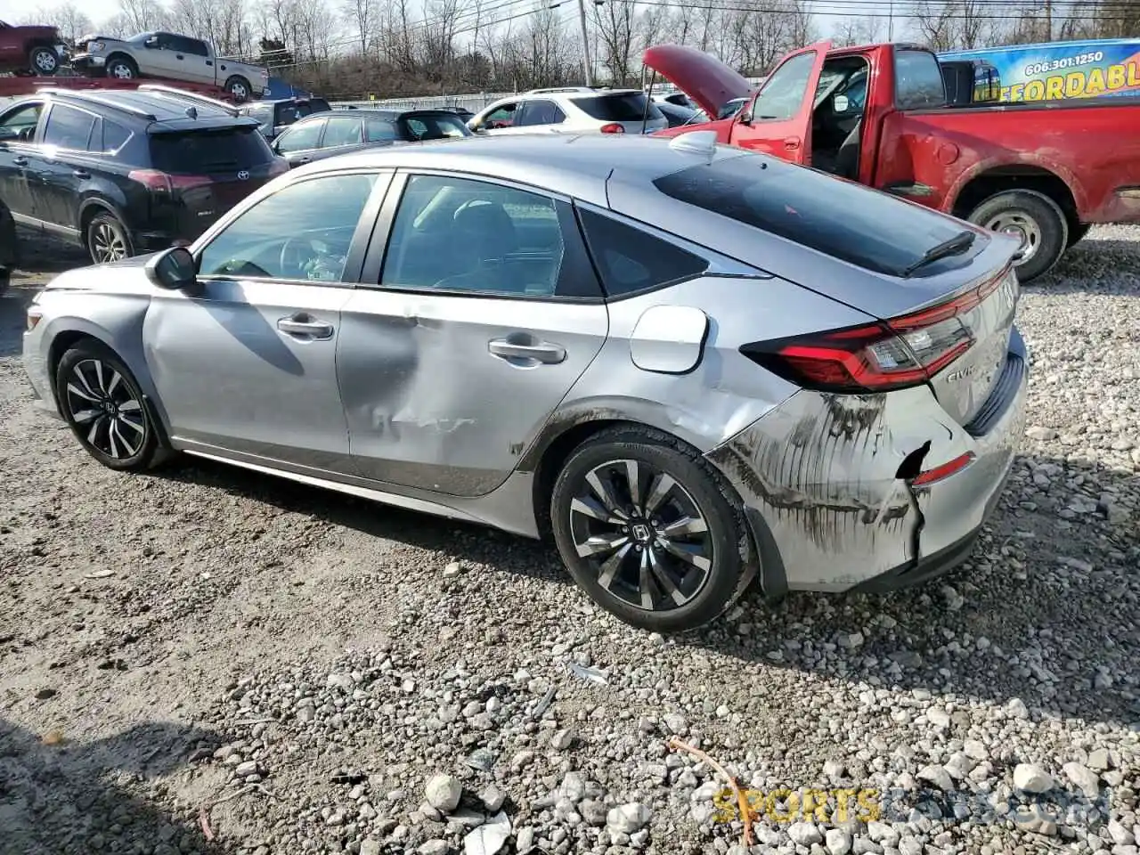 2 Photograph of a damaged car 19XFL1H72RE005519 HONDA CIVIC 2024