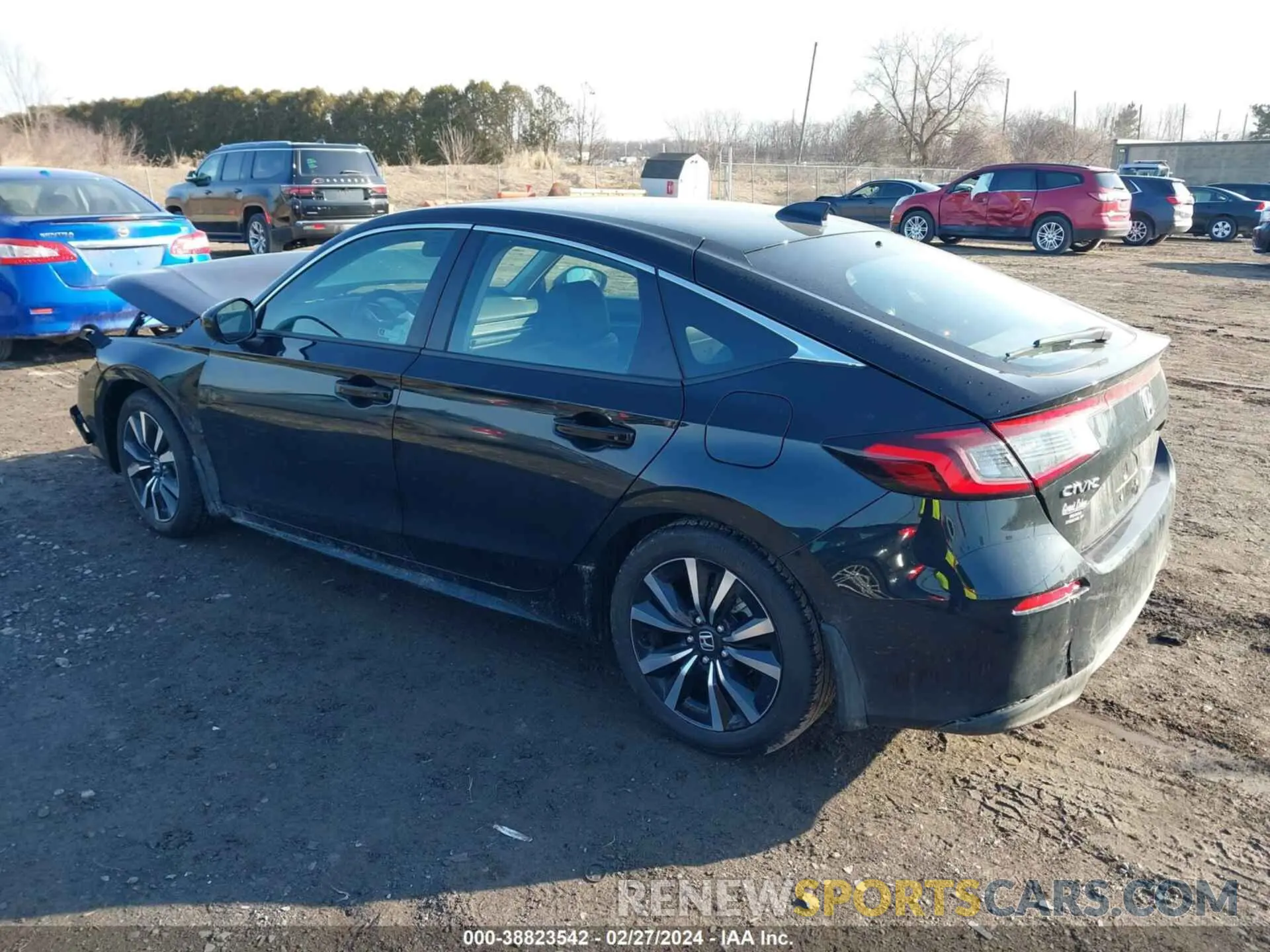 3 Photograph of a damaged car 19XFL1H73RE014164 HONDA CIVIC 2024