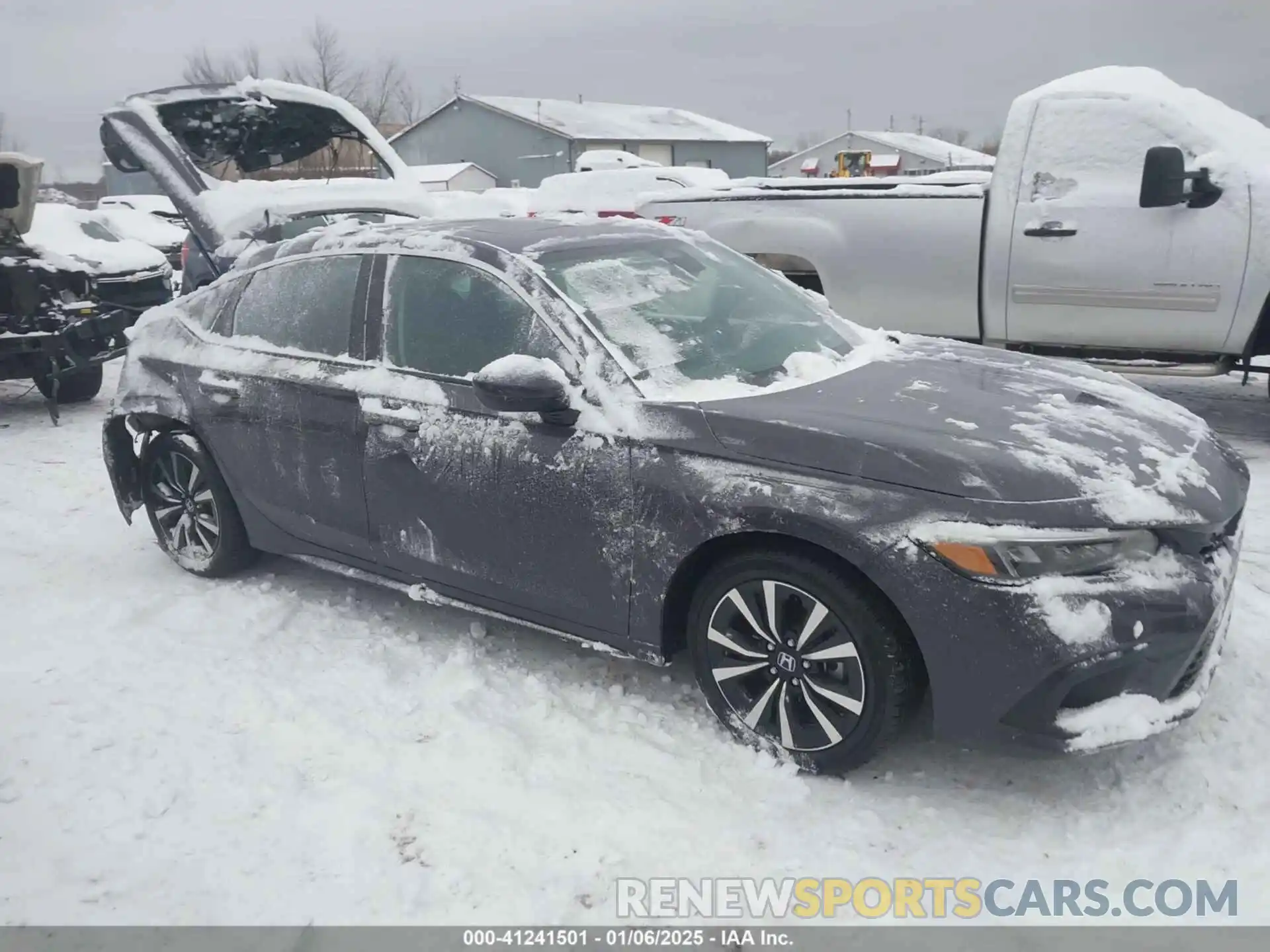 1 Photograph of a damaged car 19XFL1H78RE027623 HONDA CIVIC 2024