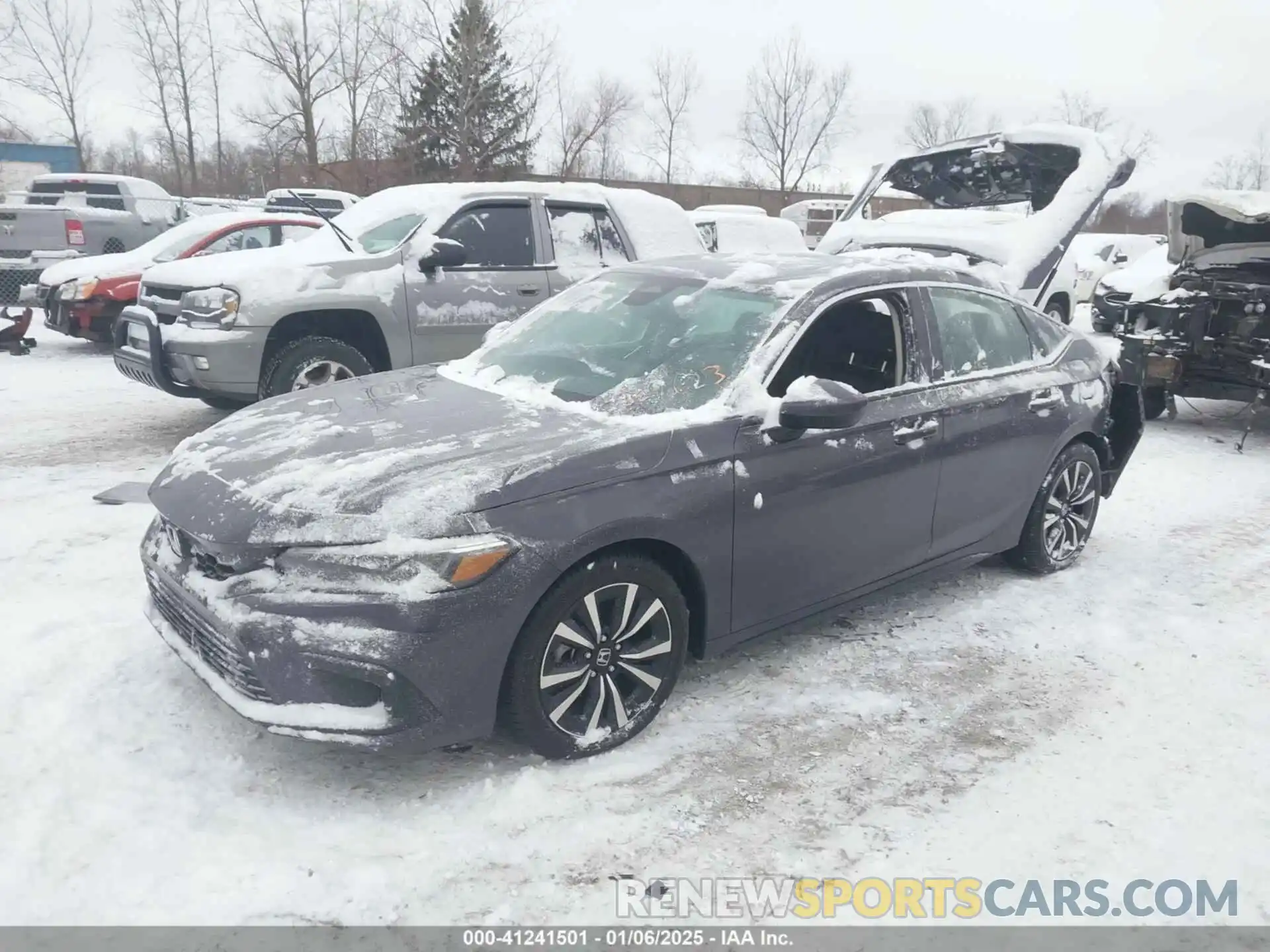 2 Photograph of a damaged car 19XFL1H78RE027623 HONDA CIVIC 2024