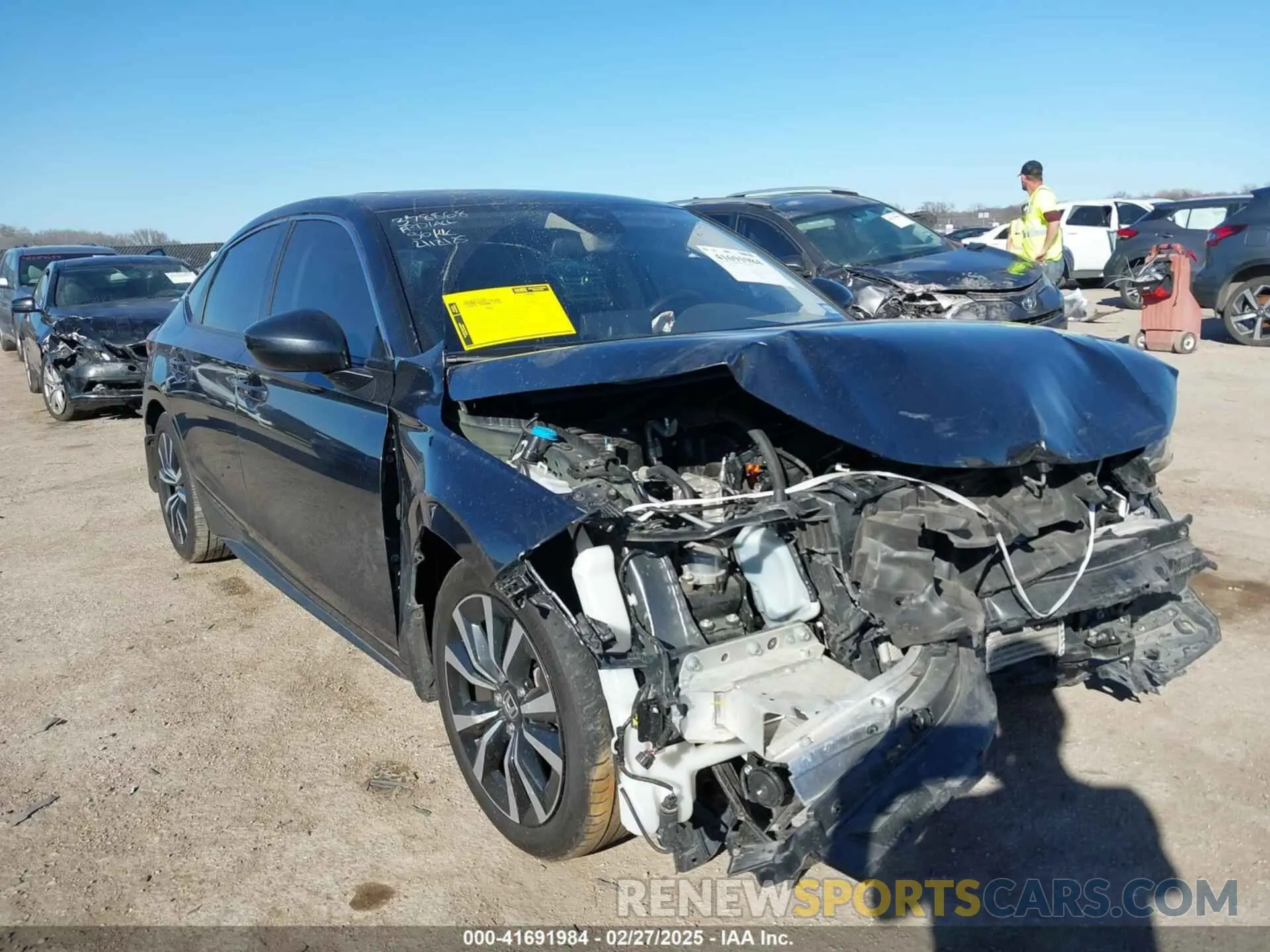 1 Photograph of a damaged car 19XFL1H79RE002343 HONDA CIVIC 2024