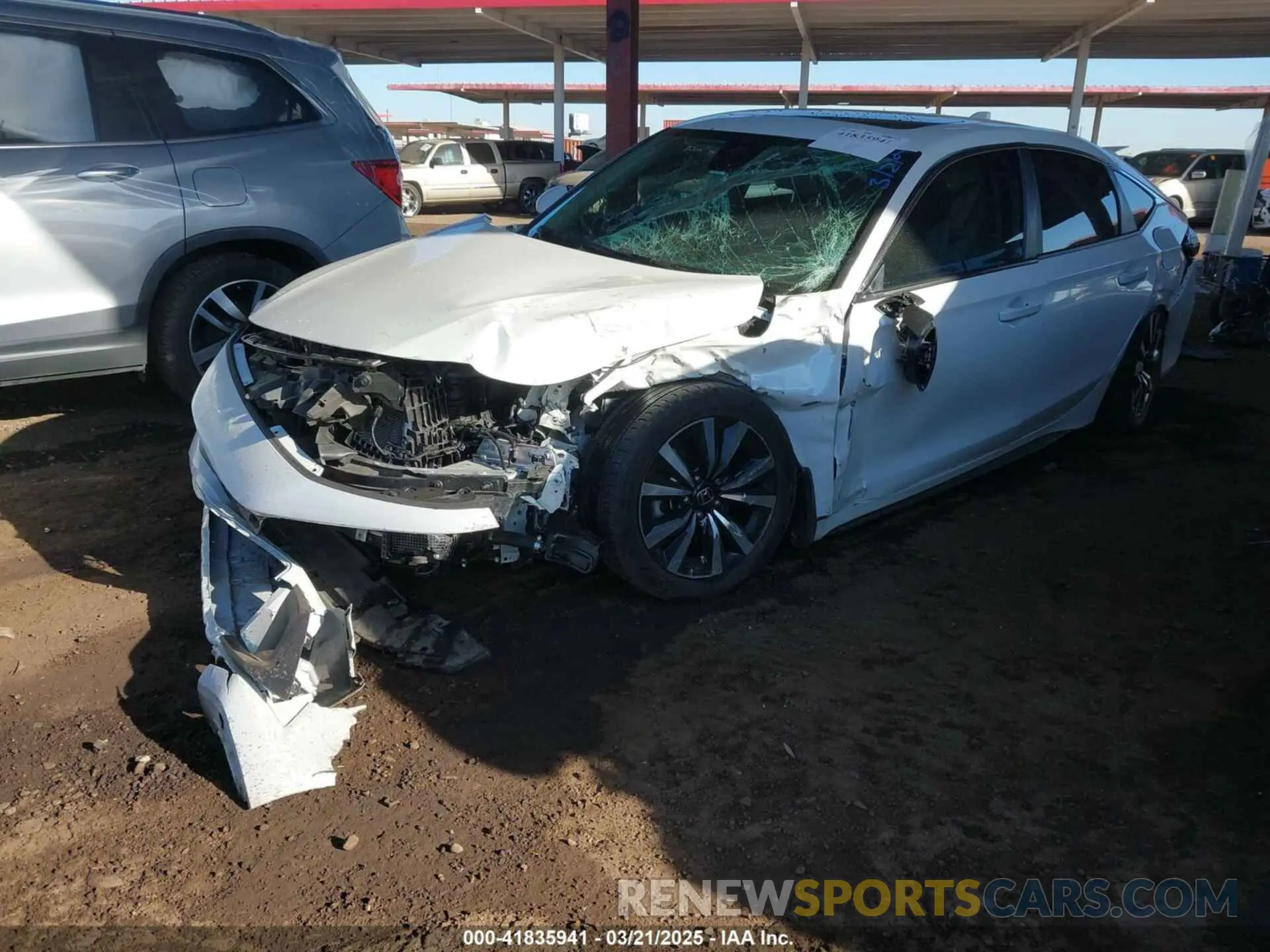 2 Photograph of a damaged car 19XFL1H7XRE016123 HONDA CIVIC 2024