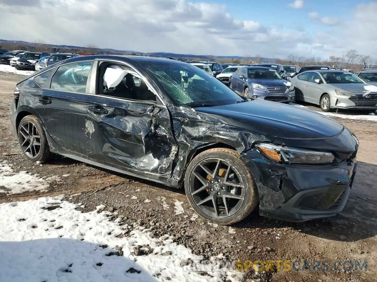 4 Photograph of a damaged car 19XFL1H81RE008615 HONDA CIVIC 2024
