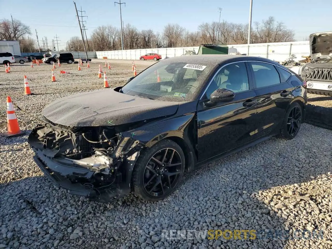 1 Photograph of a damaged car 19XFL1H81RE013023 HONDA CIVIC 2024