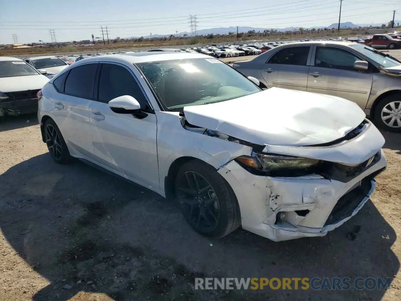 4 Photograph of a damaged car 19XFL1H81RE031151 HONDA CIVIC 2024
