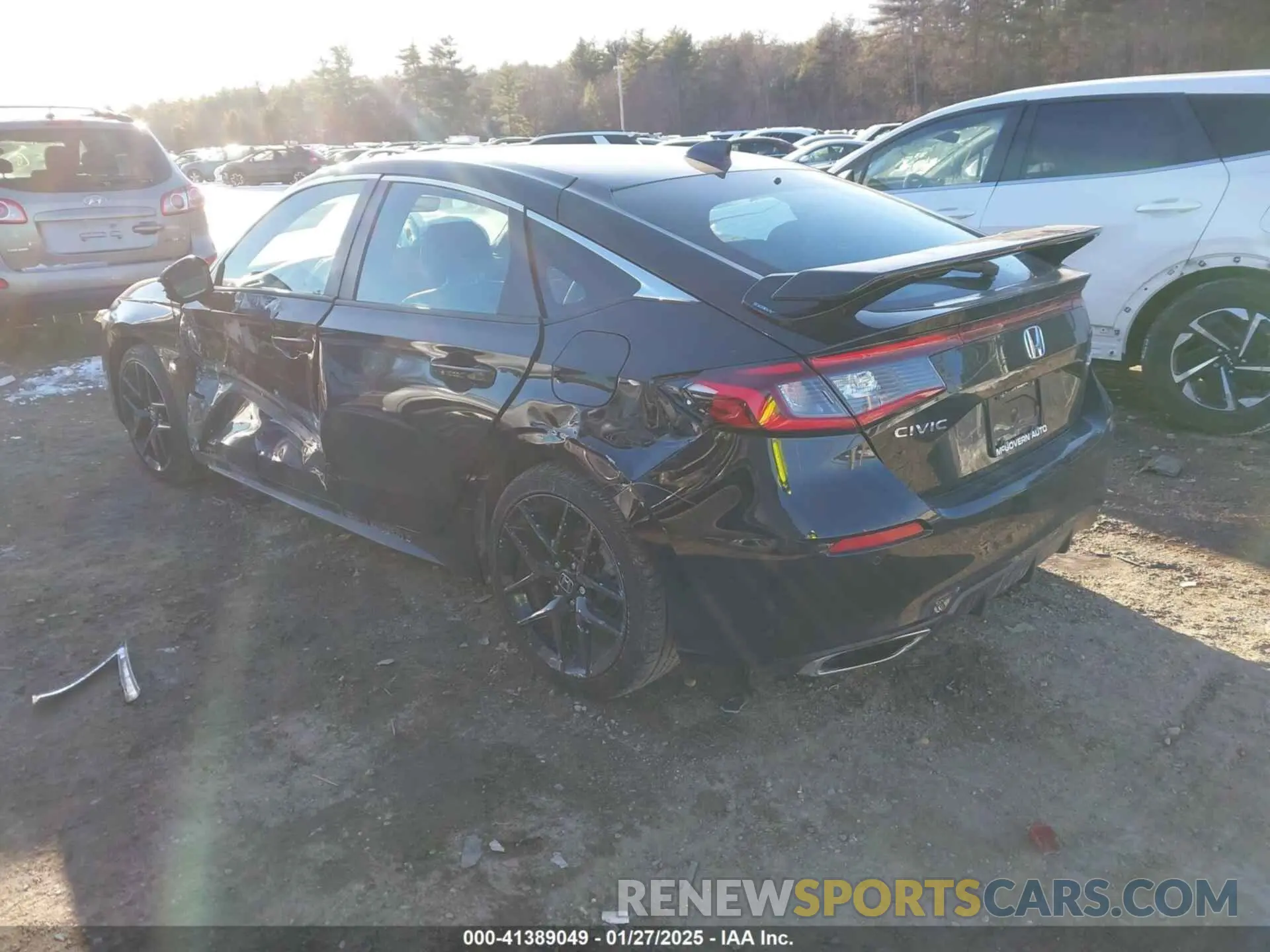 3 Photograph of a damaged car 19XFL1H84RE026588 HONDA CIVIC 2024