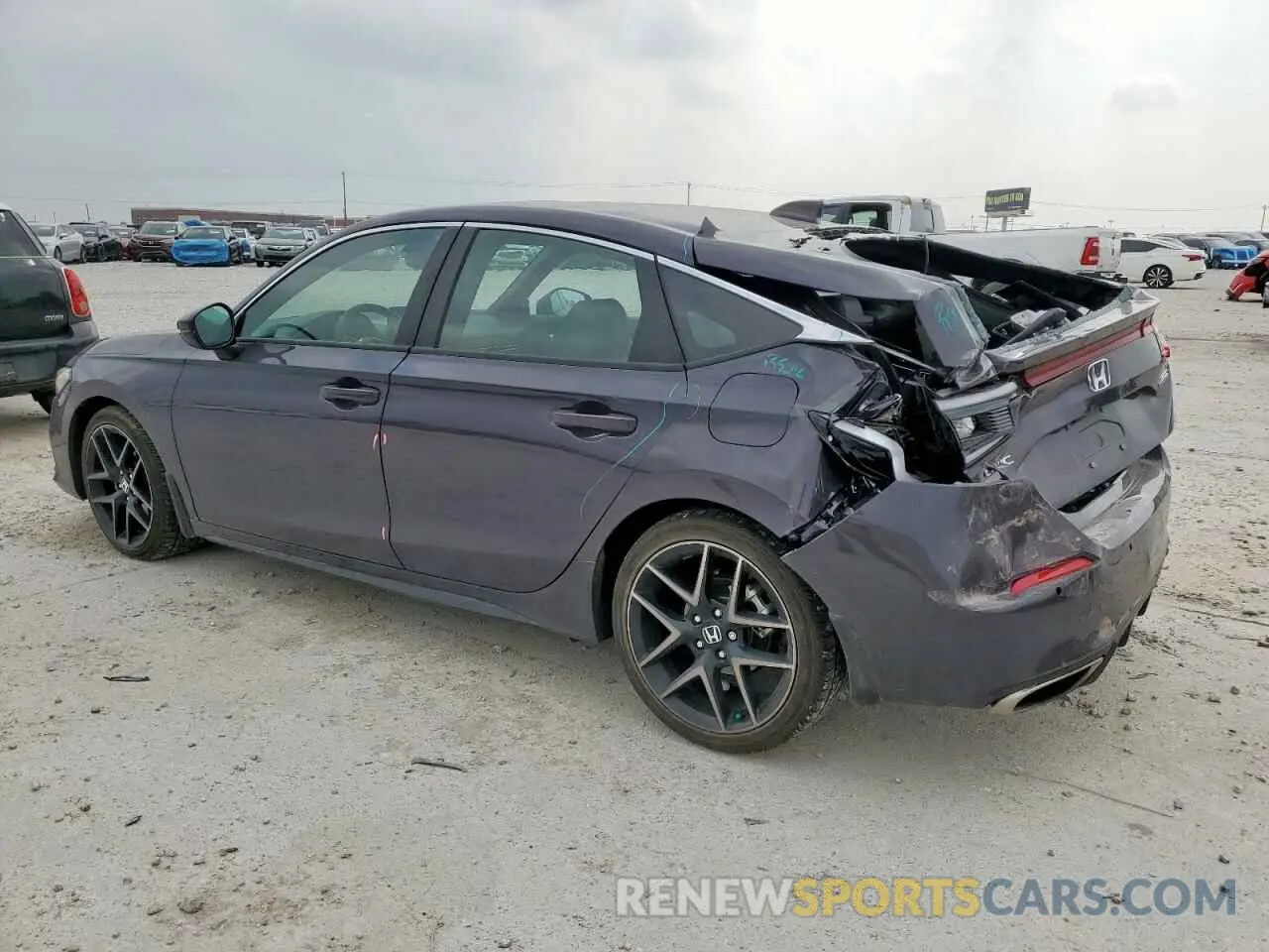 2 Photograph of a damaged car 19XFL1H86RE008920 HONDA CIVIC 2024