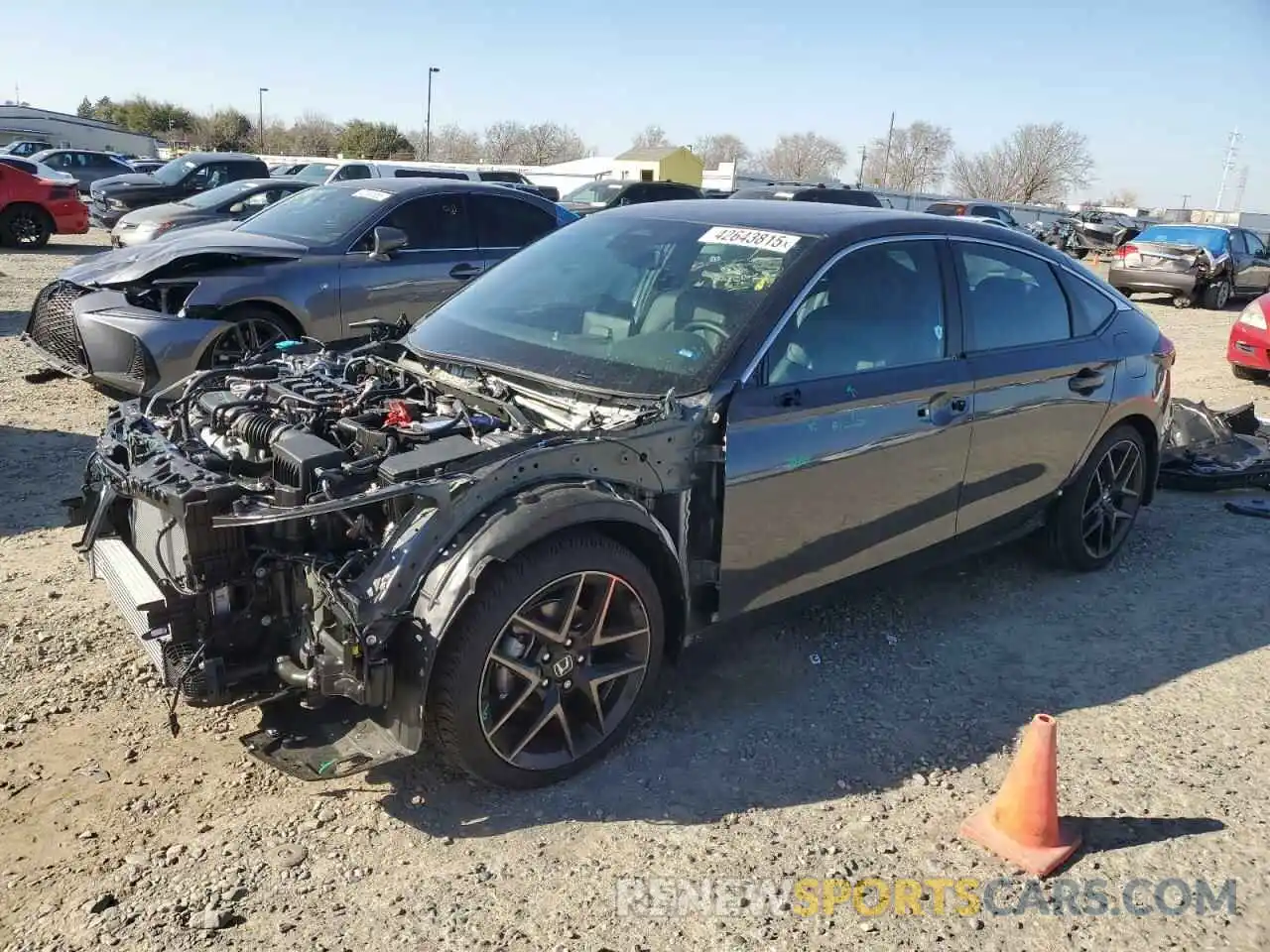 1 Photograph of a damaged car 19XFL1H86RE027208 HONDA CIVIC 2024