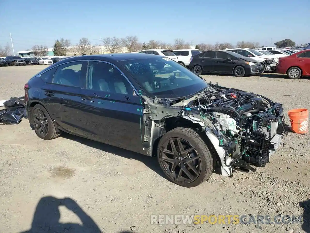 4 Photograph of a damaged car 19XFL1H86RE027208 HONDA CIVIC 2024