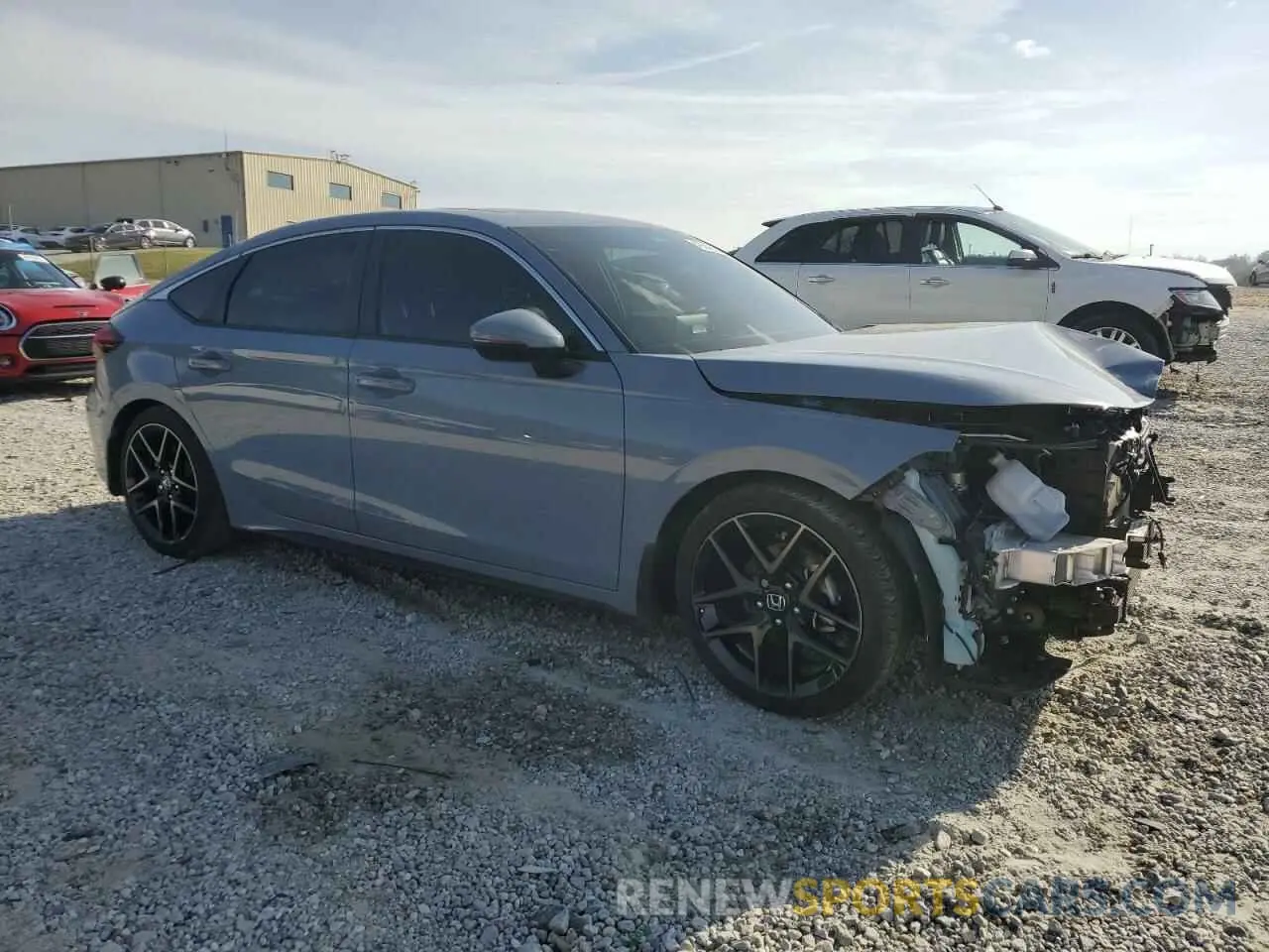 4 Photograph of a damaged car 19XFL1H87RE006531 HONDA CIVIC 2024