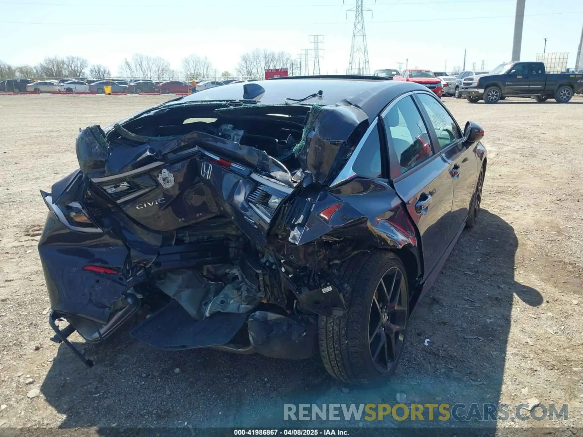 4 Photograph of a damaged car 19XFL1H87RE012555 HONDA CIVIC 2024