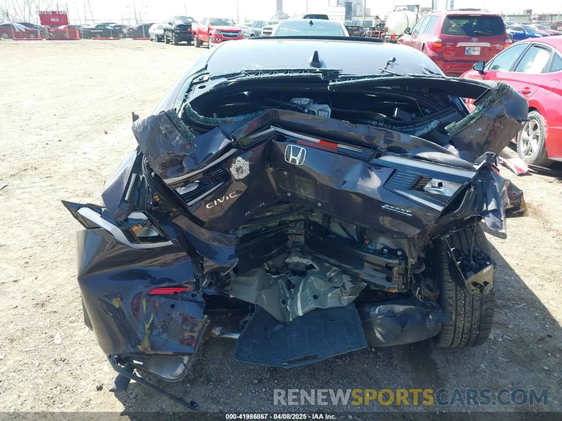 6 Photograph of a damaged car 19XFL1H87RE012555 HONDA CIVIC 2024