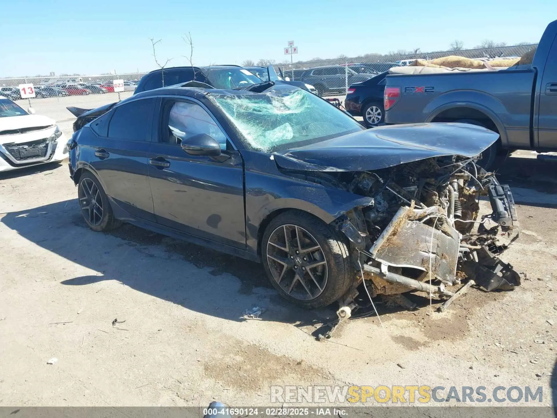 1 Photograph of a damaged car 19XFL1H87RE016721 HONDA CIVIC 2024