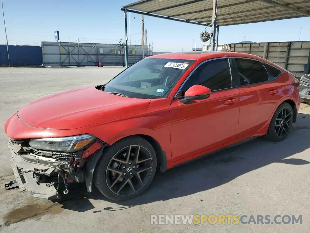 1 Photograph of a damaged car 19XFL1H88RE005016 HONDA CIVIC 2024