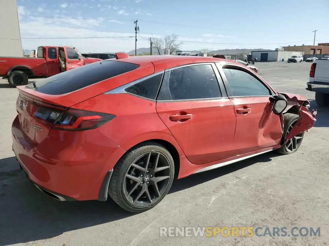 3 Photograph of a damaged car 19XFL1H88RE005016 HONDA CIVIC 2024