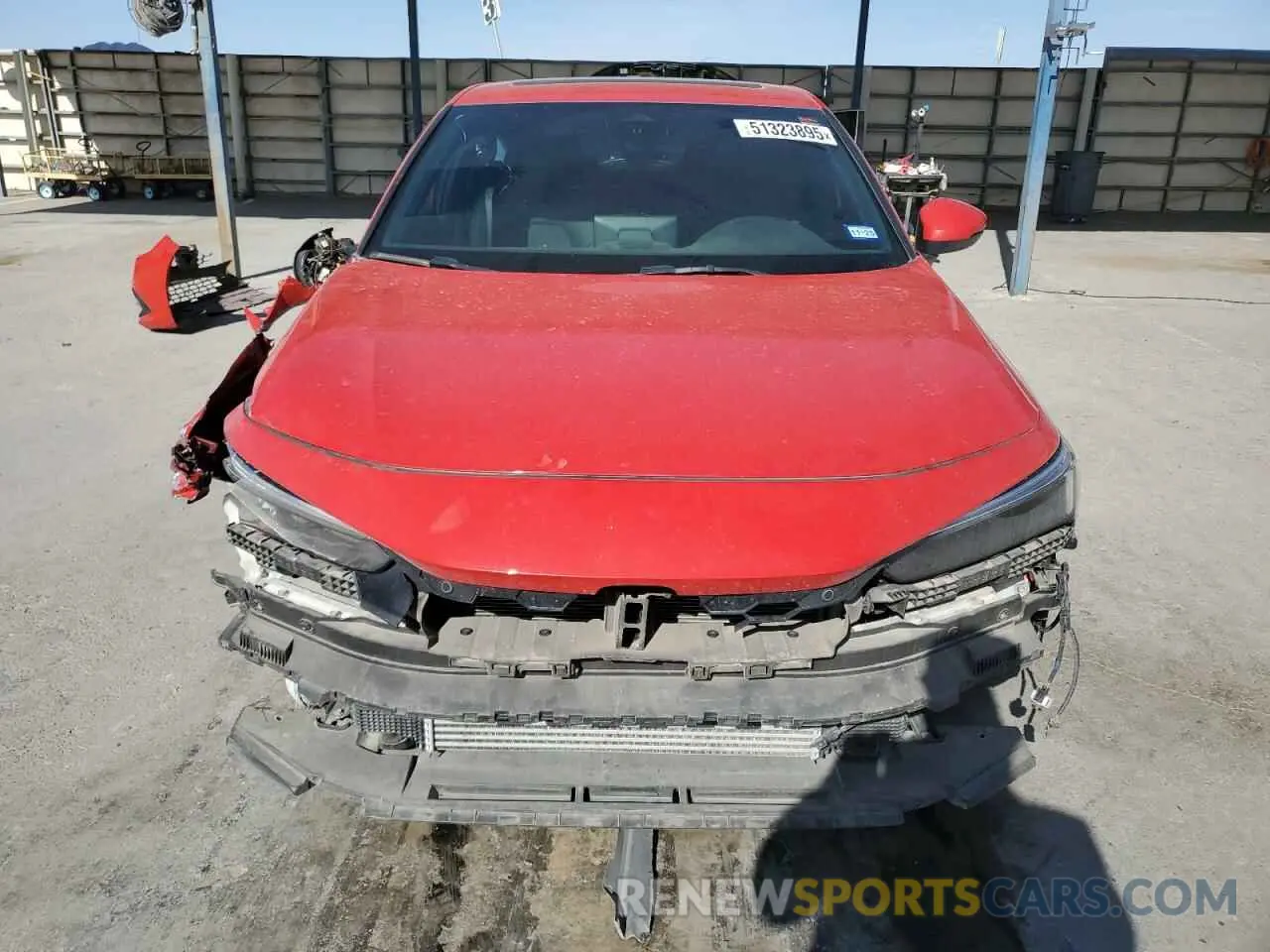 5 Photograph of a damaged car 19XFL1H88RE005016 HONDA CIVIC 2024